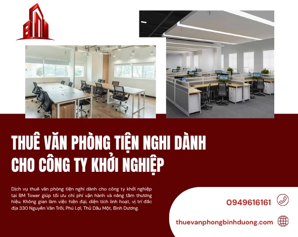 Thuê Văn Phòng Tiện Nghi Dành Cho Công Ty Khởi Nghiệp