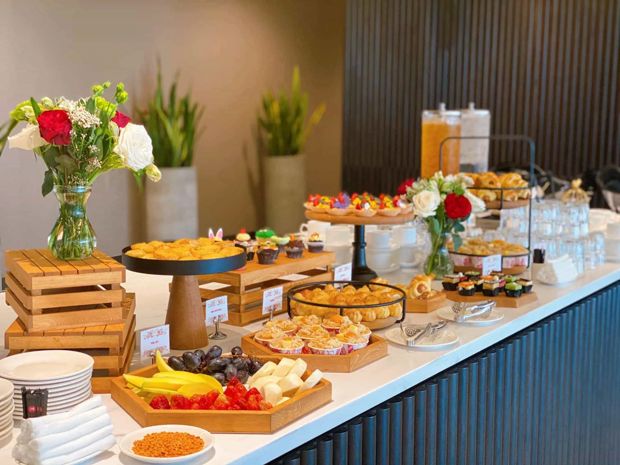 Không gian tea break cần thuận tiện cho giao lưu