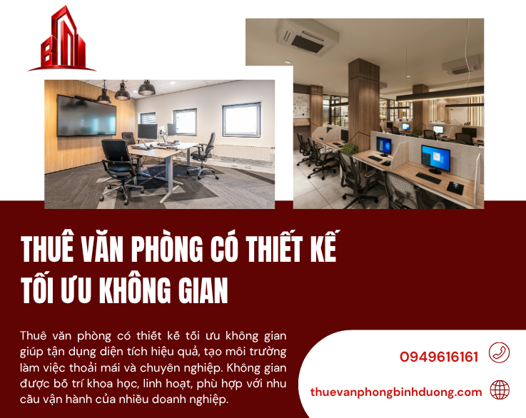 Thuê Văn Phòng Có Thiết Kế Tối Ưu Không Gian Cho Môi Trường Làm Việc Hiệu Quả