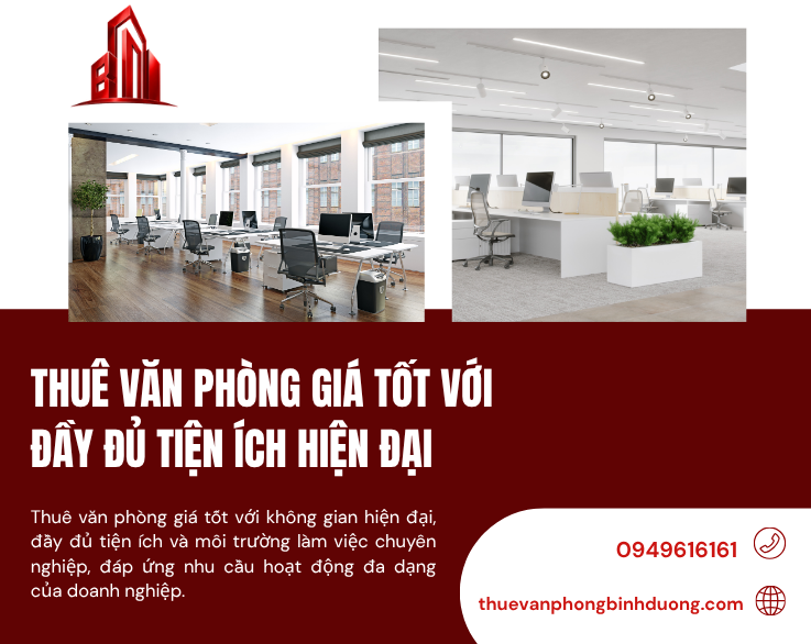 Thuê Văn Phòng Giá Tốt Với Đầy Đủ Tiện Ích Hiện Đại