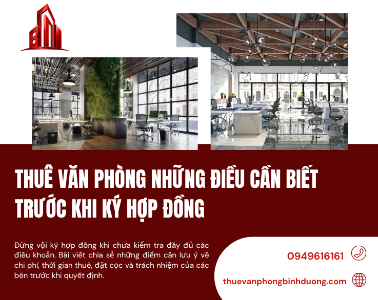 Thuê Văn Phòng Những Điều Cần Biết Trước Khi Ký Hợp Đồng