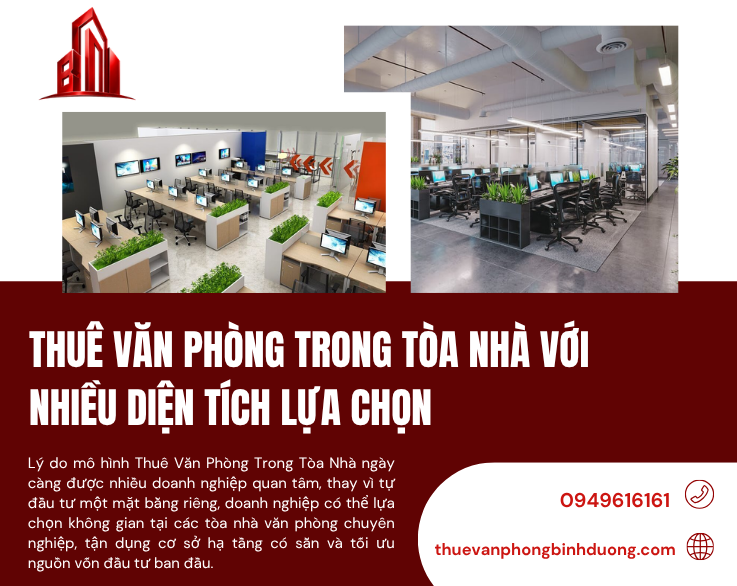 Thuê Văn Phòng Trong Tòa Nhà Với Nhiều Diện Tích Lựa Chọn Tại BM Tower