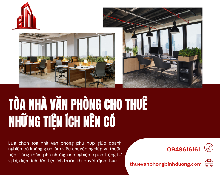 Tòa Nhà Văn Phòng Cho Thuê - Những Tiện Ích Nên Có Để Nâng Cao Hiệu Quả Làm Việc